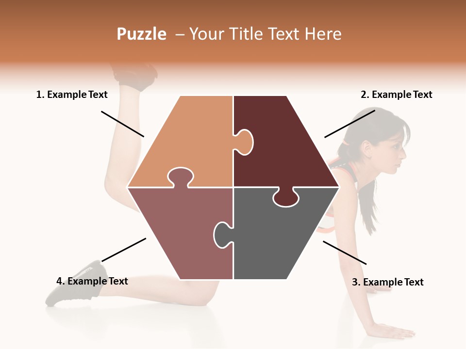 Silhouette Of Man Rowing Alone PowerPoint Template