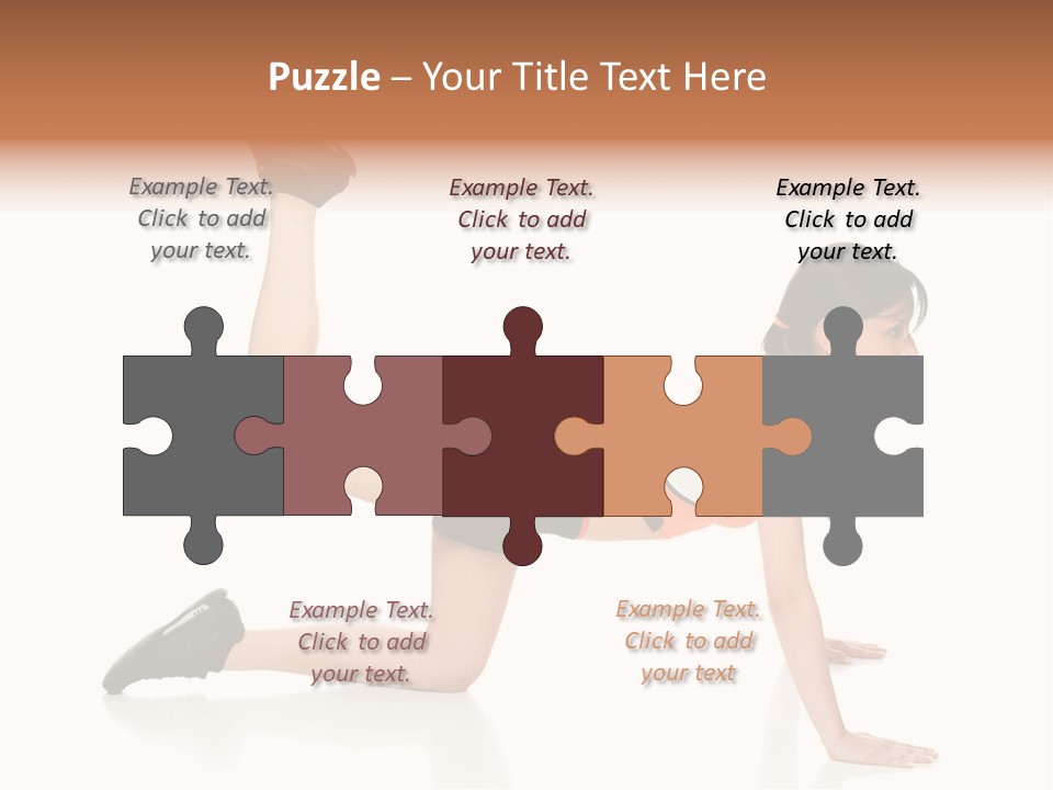 Silhouette Of Man Rowing Alone PowerPoint Template