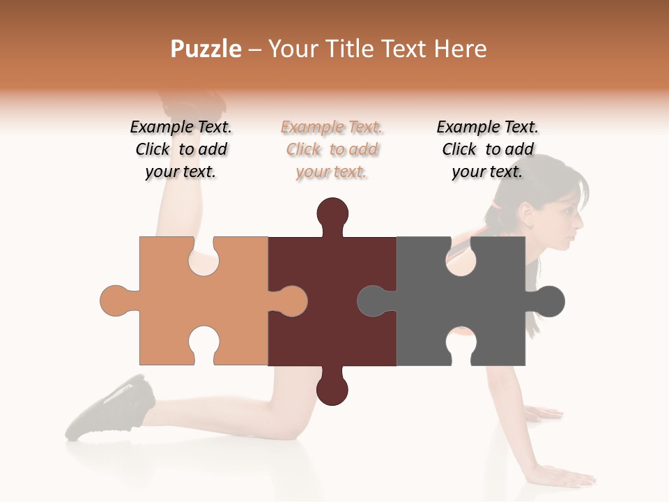 Silhouette Of Man Rowing Alone PowerPoint Template