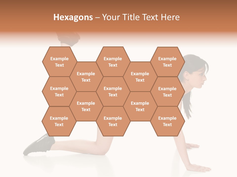 Silhouette Of Man Rowing Alone PowerPoint Template