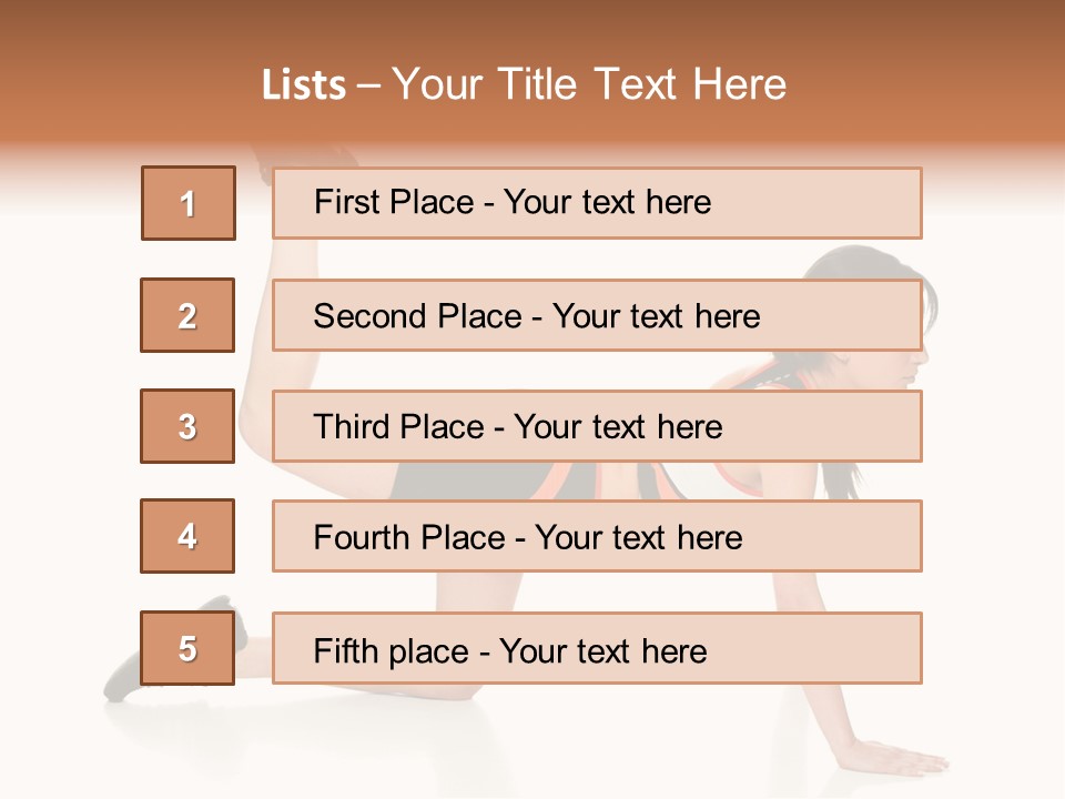 Silhouette Of Man Rowing Alone PowerPoint Template