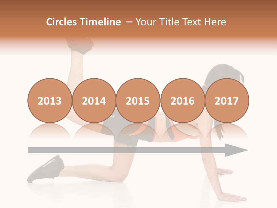 Silhouette Of Man Rowing Alone PowerPoint Template