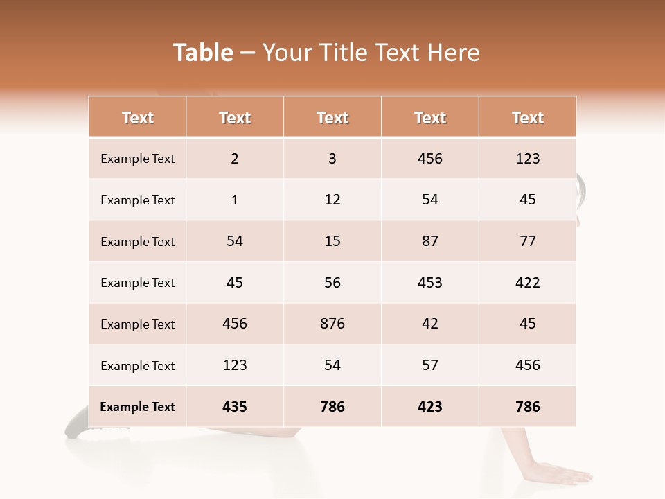 Silhouette Of Man Rowing Alone PowerPoint Template