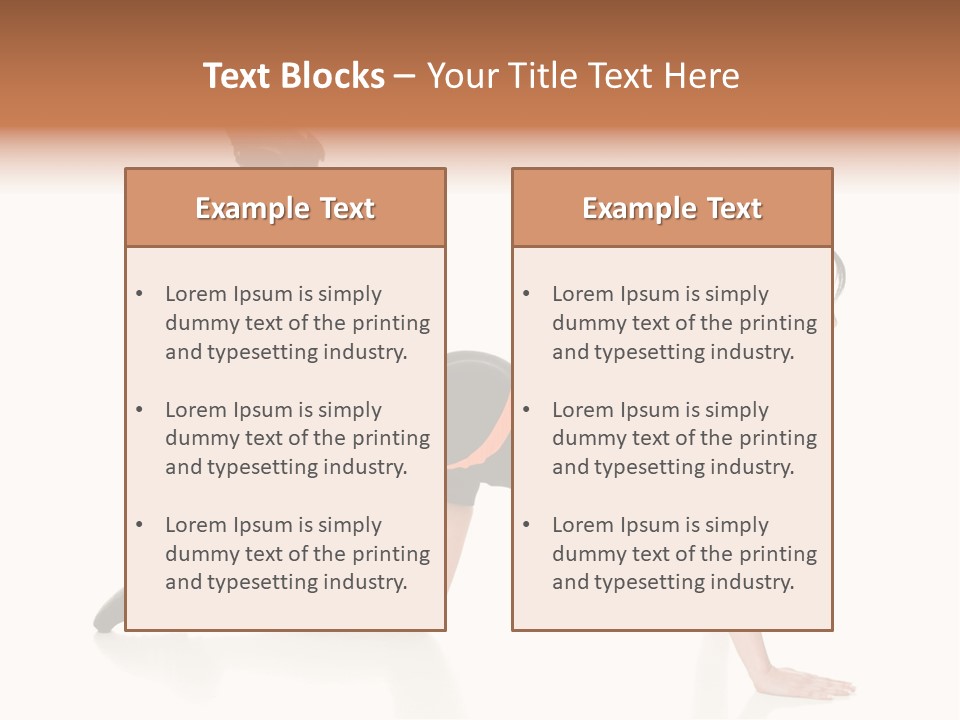 Silhouette Of Man Rowing Alone PowerPoint Template