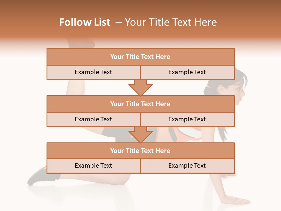 Silhouette Of Man Rowing Alone PowerPoint Template