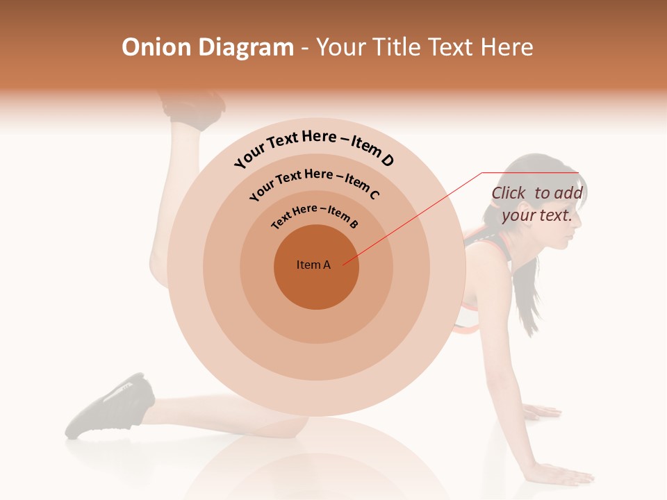 Silhouette Of Man Rowing Alone PowerPoint Template