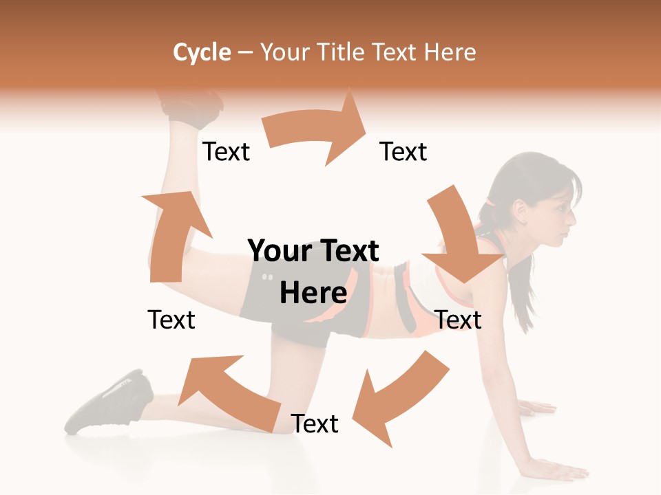 Silhouette Of Man Rowing Alone PowerPoint Template