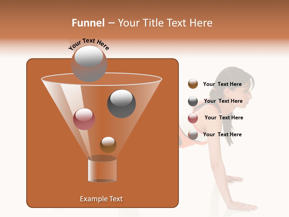 Silhouette Of Man Rowing Alone PowerPoint Template