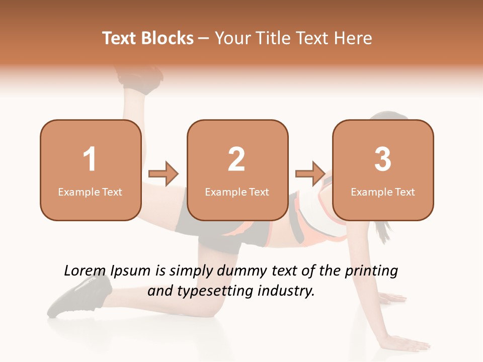 Silhouette Of Man Rowing Alone PowerPoint Template