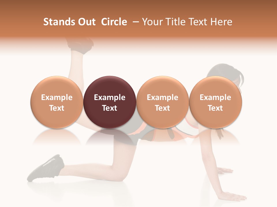 Silhouette Of Man Rowing Alone PowerPoint Template