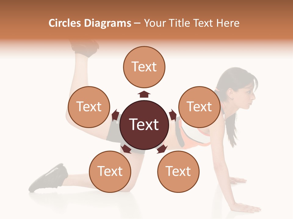 Silhouette Of Man Rowing Alone PowerPoint Template