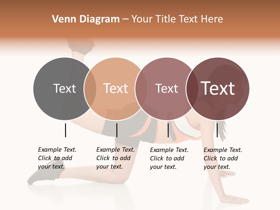 Silhouette Of Man Rowing Alone PowerPoint Template