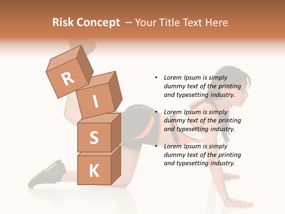 Silhouette Of Man Rowing Alone PowerPoint Template