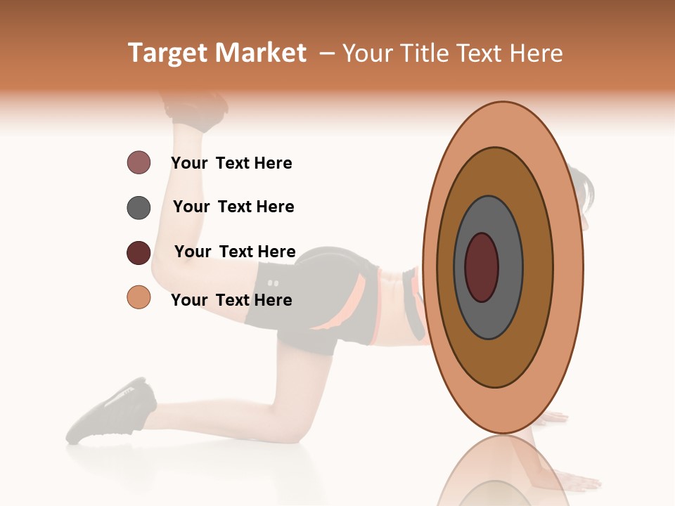 Silhouette Of Man Rowing Alone PowerPoint Template