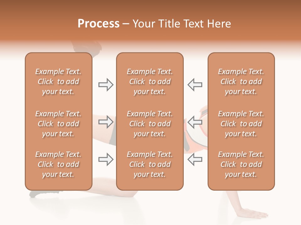 Silhouette Of Man Rowing Alone PowerPoint Template