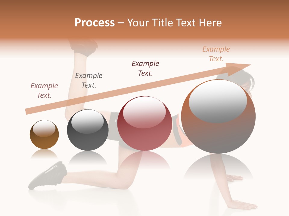 Silhouette Of Man Rowing Alone PowerPoint Template