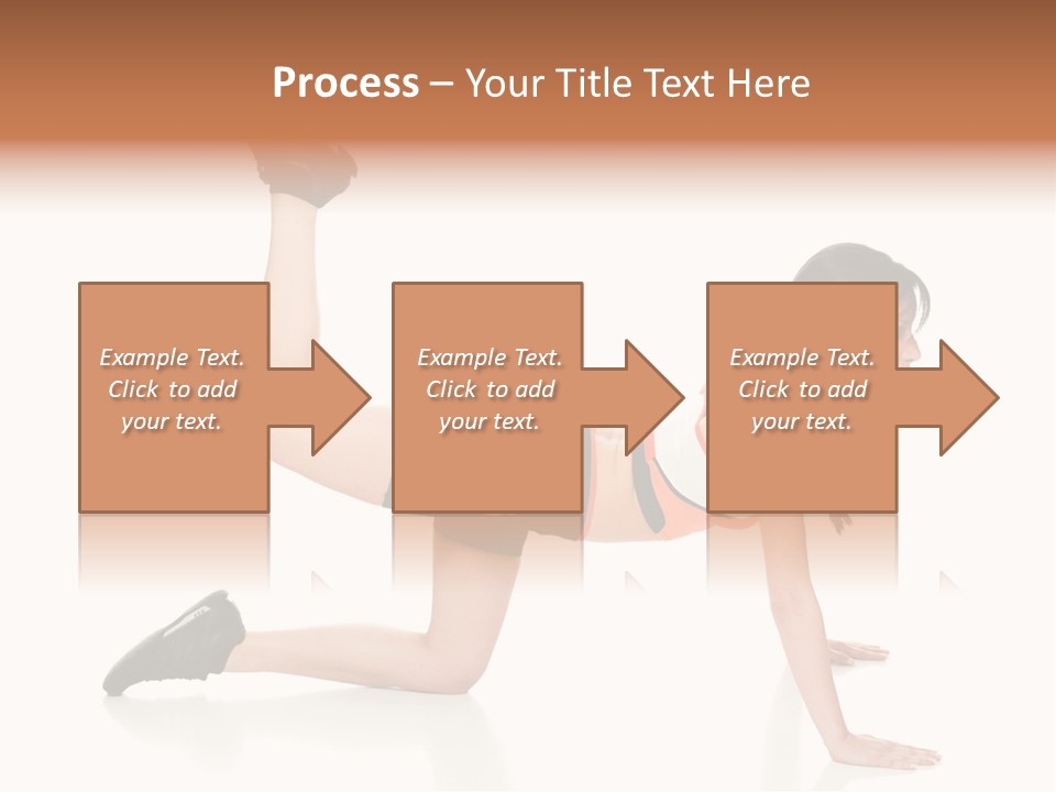 Silhouette Of Man Rowing Alone PowerPoint Template