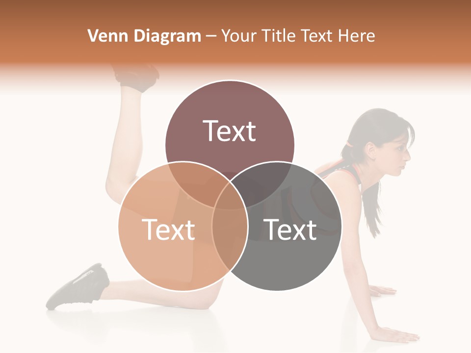 Silhouette Of Man Rowing Alone PowerPoint Template