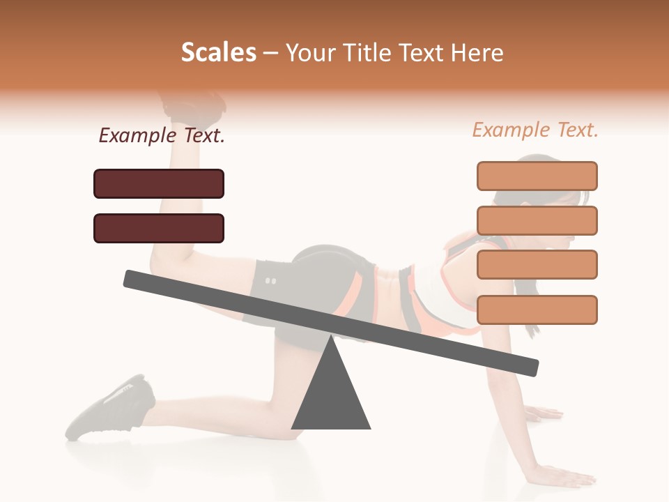 Silhouette Of Man Rowing Alone PowerPoint Template