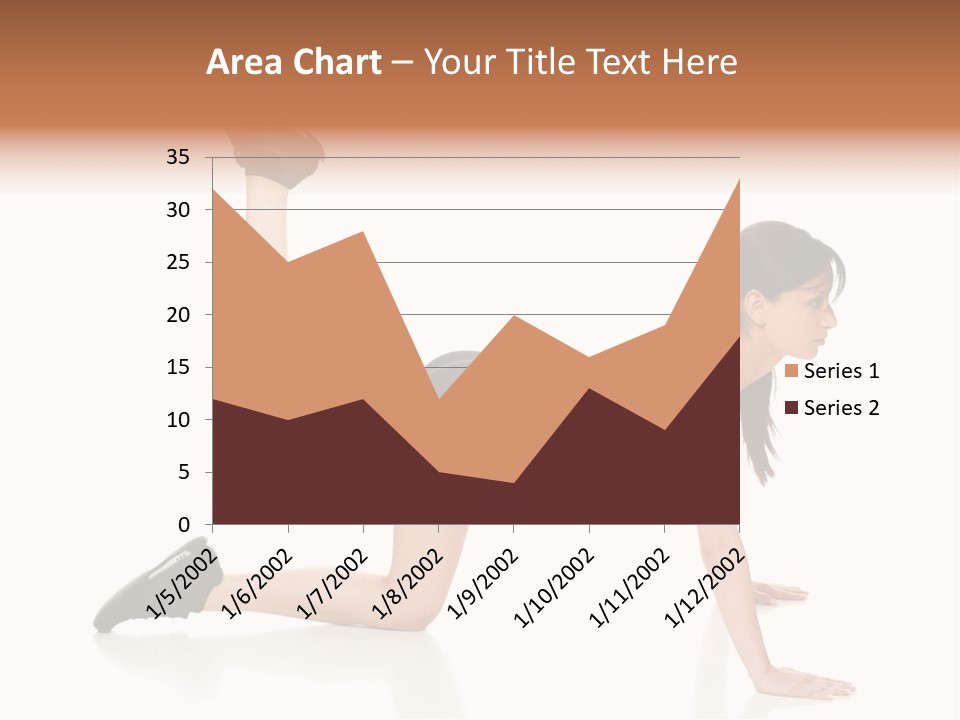Silhouette Of Man Rowing Alone PowerPoint Template