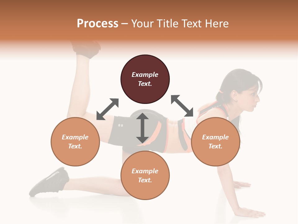 Silhouette Of Man Rowing Alone PowerPoint Template