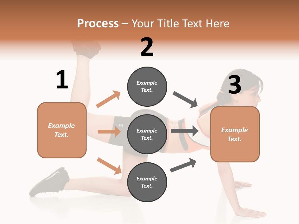 Silhouette Of Man Rowing Alone PowerPoint Template