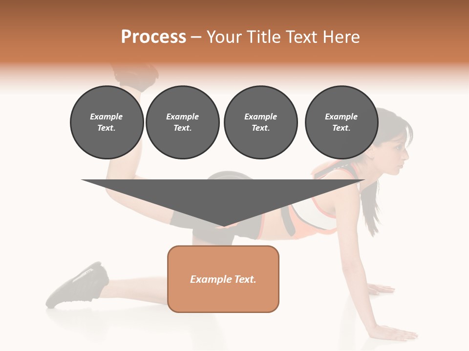 Silhouette Of Man Rowing Alone PowerPoint Template