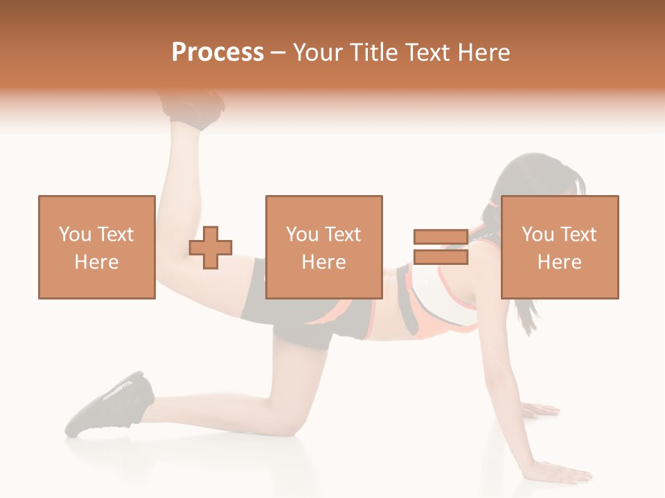 Silhouette Of Man Rowing Alone PowerPoint Template