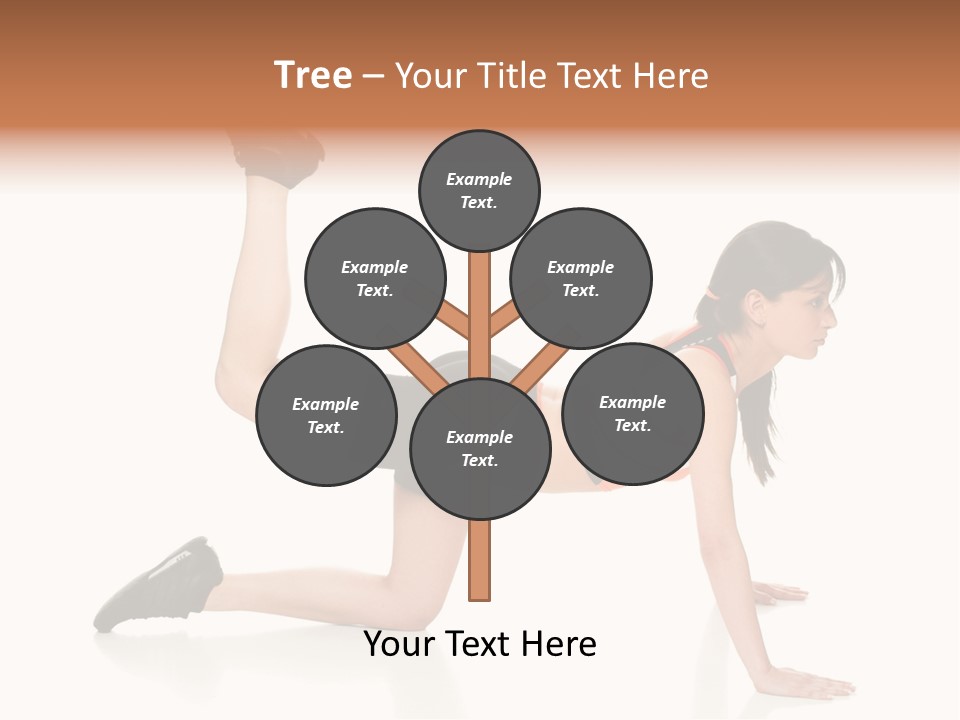 Silhouette Of Man Rowing Alone PowerPoint Template