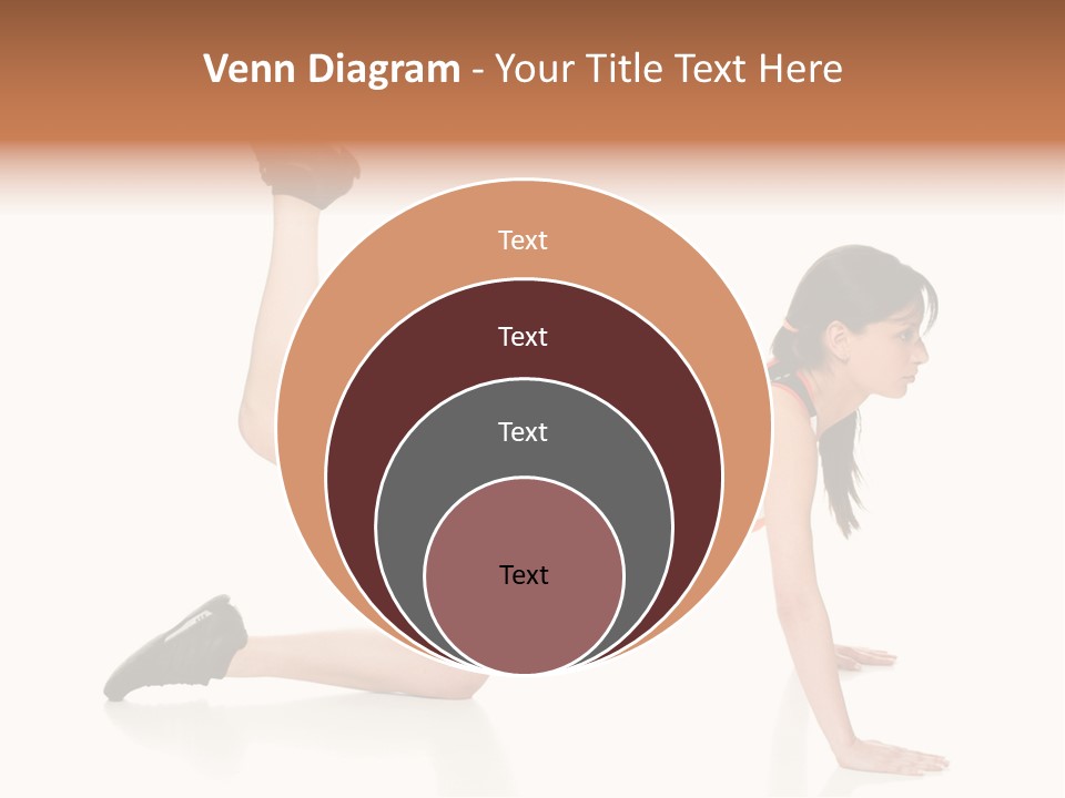 Silhouette Of Man Rowing Alone PowerPoint Template
