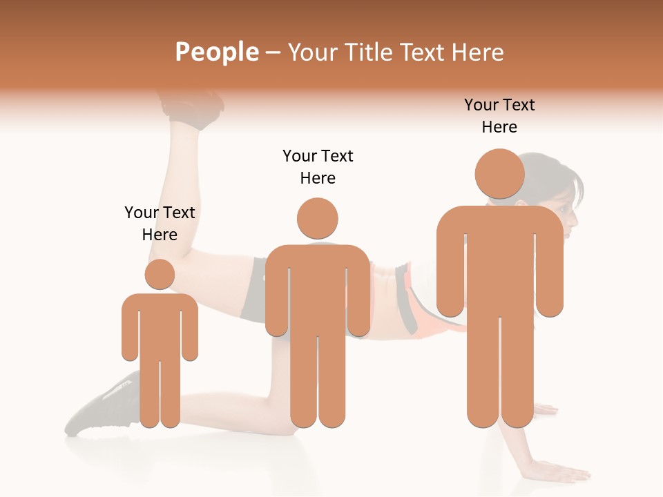 Silhouette Of Man Rowing Alone PowerPoint Template