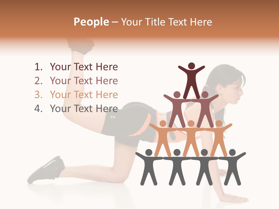 Silhouette Of Man Rowing Alone PowerPoint Template