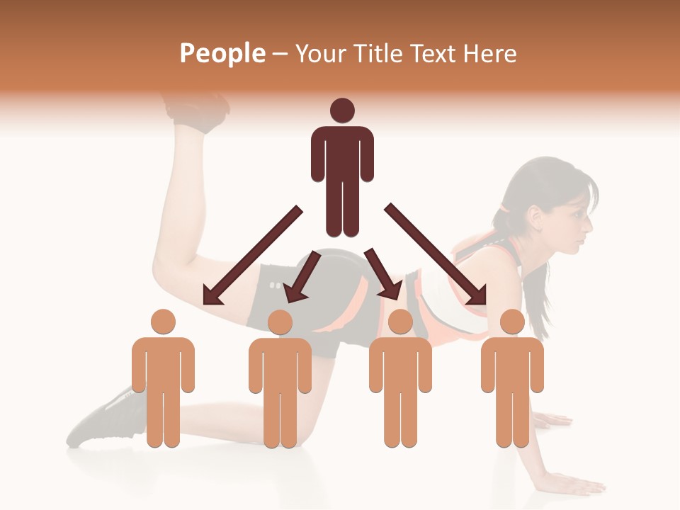 Silhouette Of Man Rowing Alone PowerPoint Template