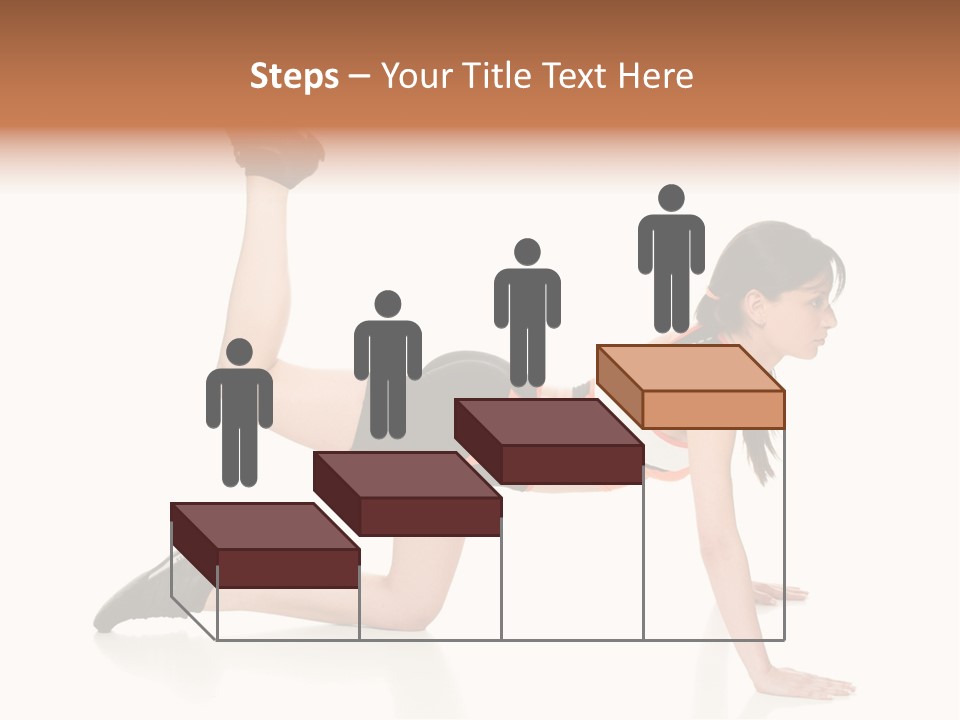 Silhouette Of Man Rowing Alone PowerPoint Template