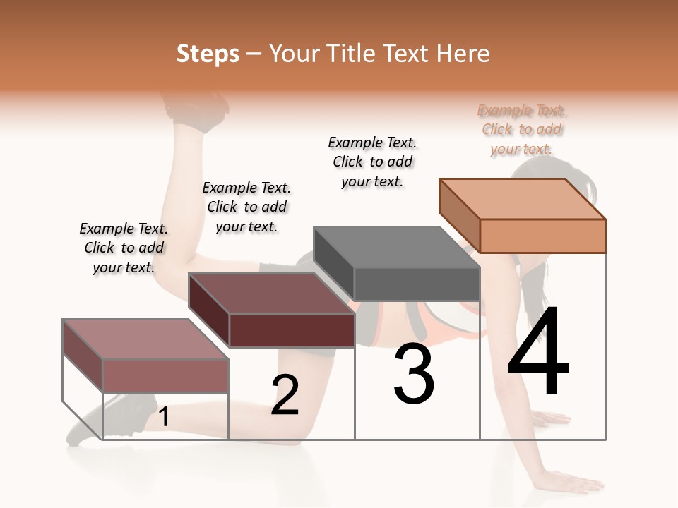 Silhouette Of Man Rowing Alone PowerPoint Template
