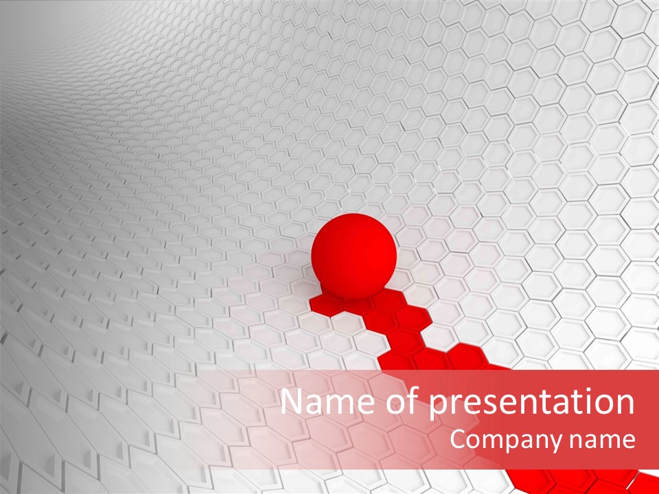 Ball Move Forward - Conceptual Abstract PowerPoint Template