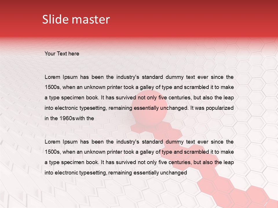 Ball Move Forward - Conceptual Abstract PowerPoint Template