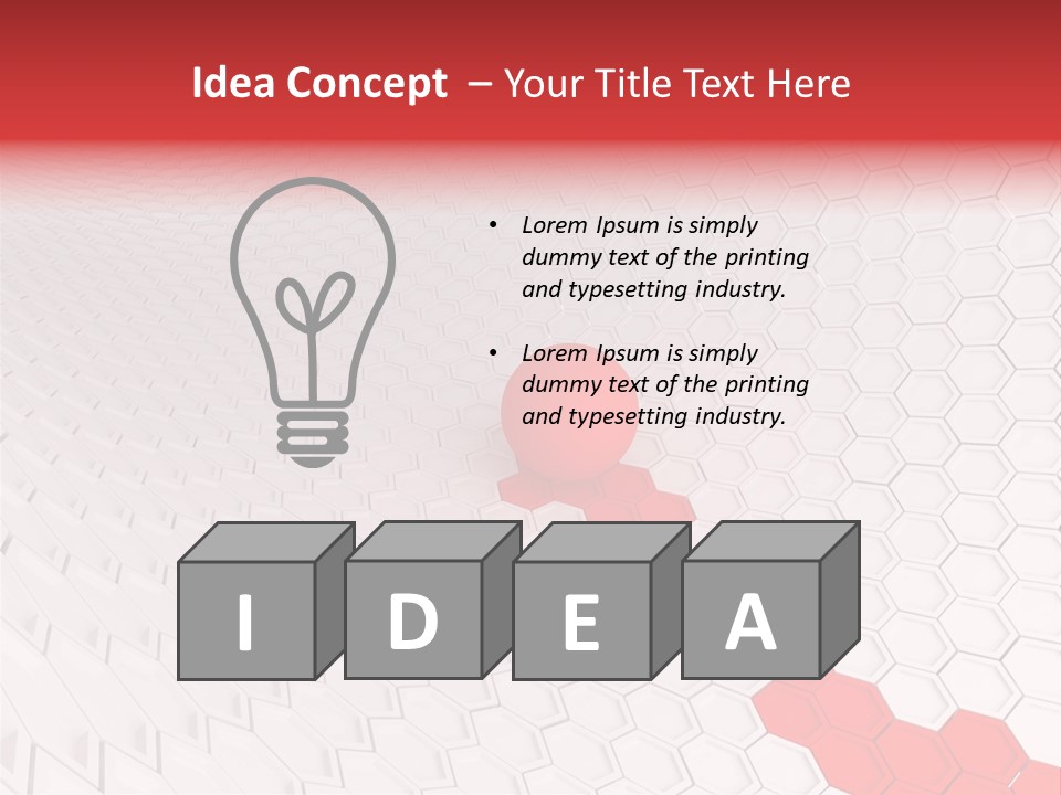 Ball Move Forward - Conceptual Abstract PowerPoint Template