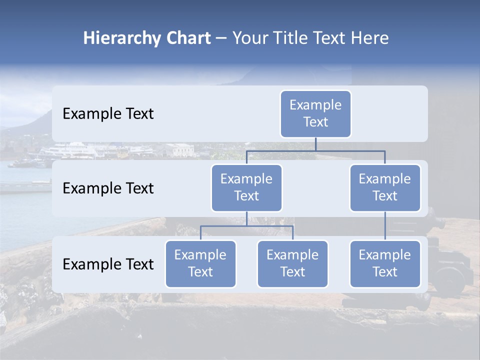 Old Cannons At San Felipe Fortress Overlooking Puerto Plata Port. Dominican Republic. PowerPoint Template