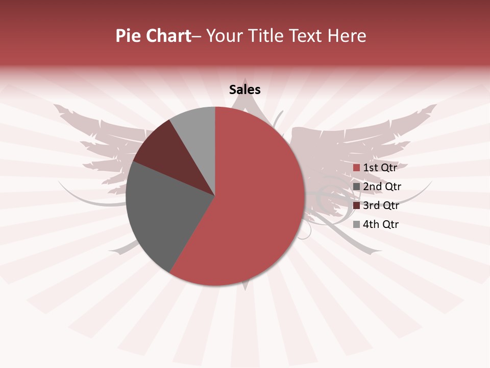 Grinning Clown With Playing Cards In The Centre Of Diamond Ornament With Wings (Vector) Stock Vector Illustration: PowerPoint Template