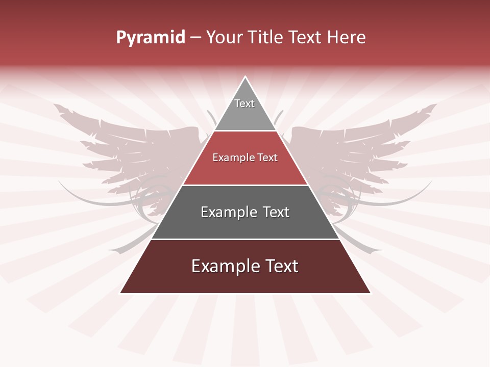Grinning Clown With Playing Cards In The Centre Of Diamond Ornament With Wings (Vector) Stock Vector Illustration: PowerPoint Template