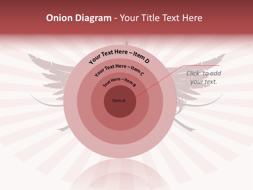Grinning Clown With Playing Cards In The Centre Of Diamond Ornament With Wings (Vector) Stock Vector Illustration: PowerPoint Template