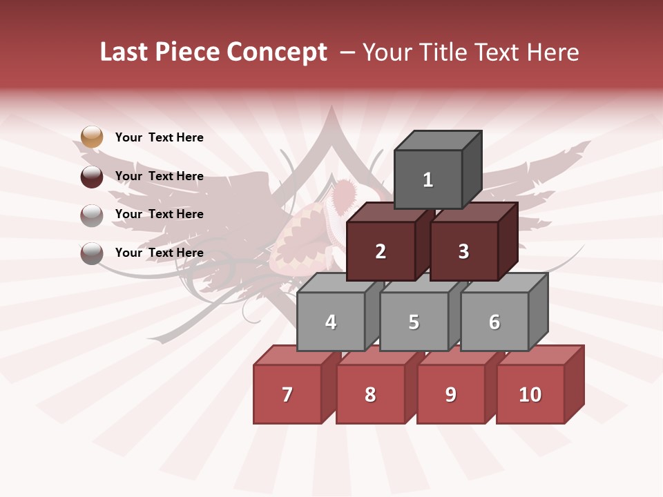 Grinning Clown With Playing Cards In The Centre Of Diamond Ornament With Wings (Vector) Stock Vector Illustration: PowerPoint Template