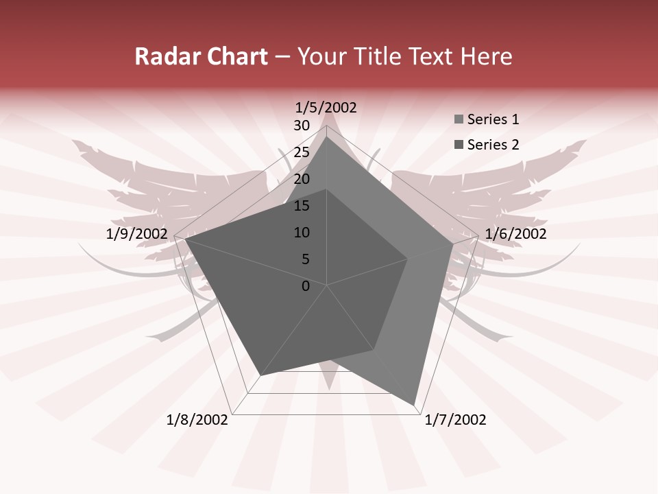 Grinning Clown With Playing Cards In The Centre Of Diamond Ornament With Wings (Vector) Stock Vector Illustration: PowerPoint Template
