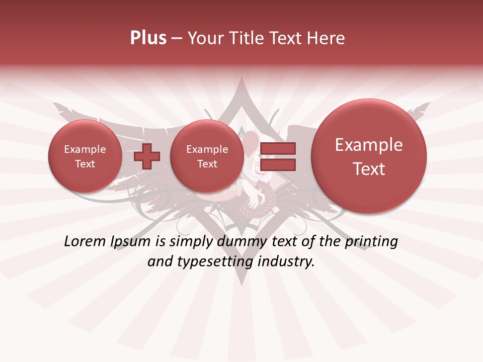 Grinning Clown With Playing Cards In The Centre Of Diamond Ornament With Wings (Vector) Stock Vector Illustration: PowerPoint Template
