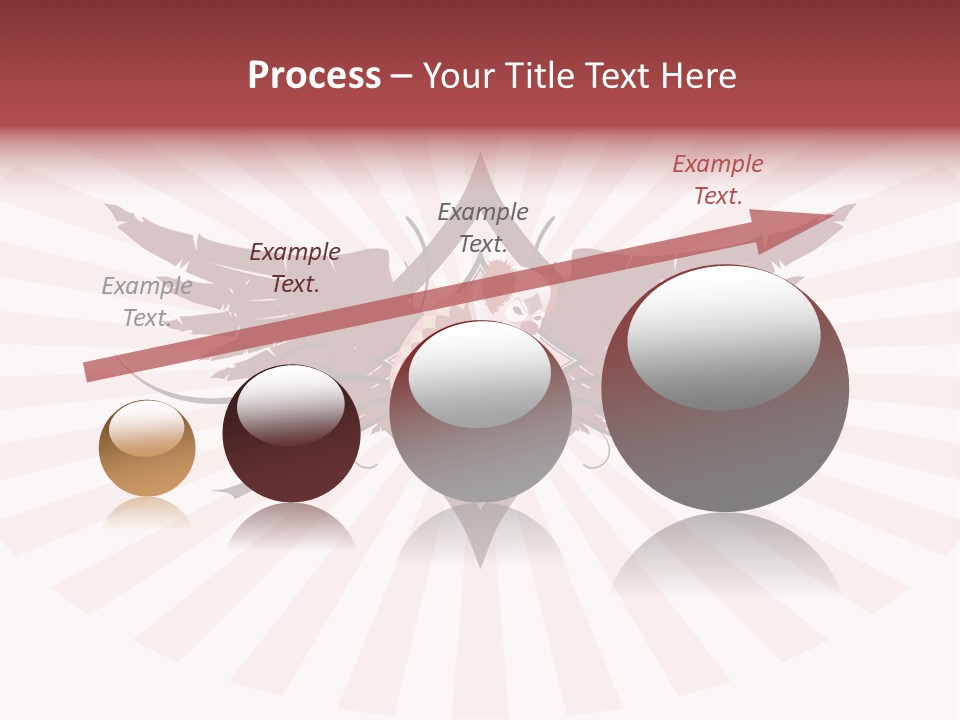 Grinning Clown With Playing Cards In The Centre Of Diamond Ornament With Wings (Vector) Stock Vector Illustration: PowerPoint Template