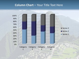 The Lost Incan City Of Machu Picchu Near Cusco, Peru. PowerPoint Template