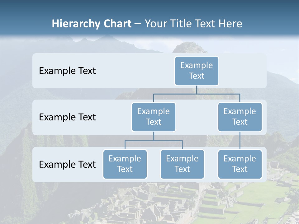 The Lost Incan City Of Machu Picchu Near Cusco, Peru. PowerPoint Template
