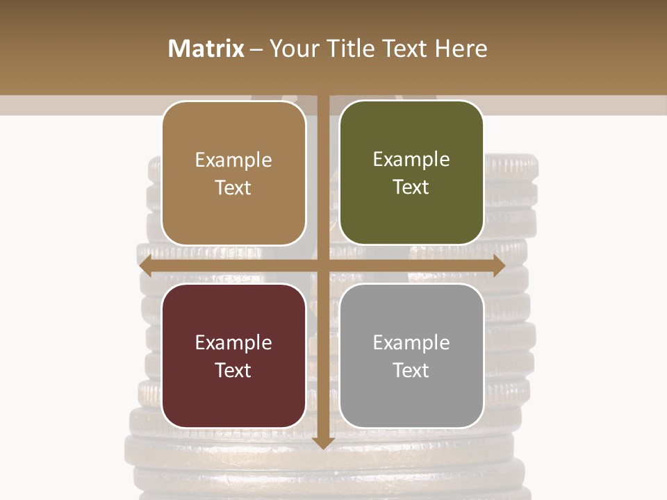 Business Man Sitting On Stack Of Coins PowerPoint Template