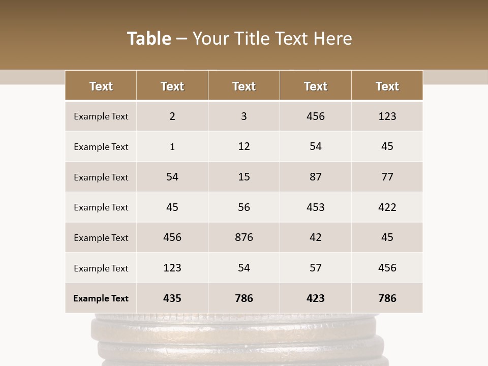 Business Man Sitting On Stack Of Coins PowerPoint Template